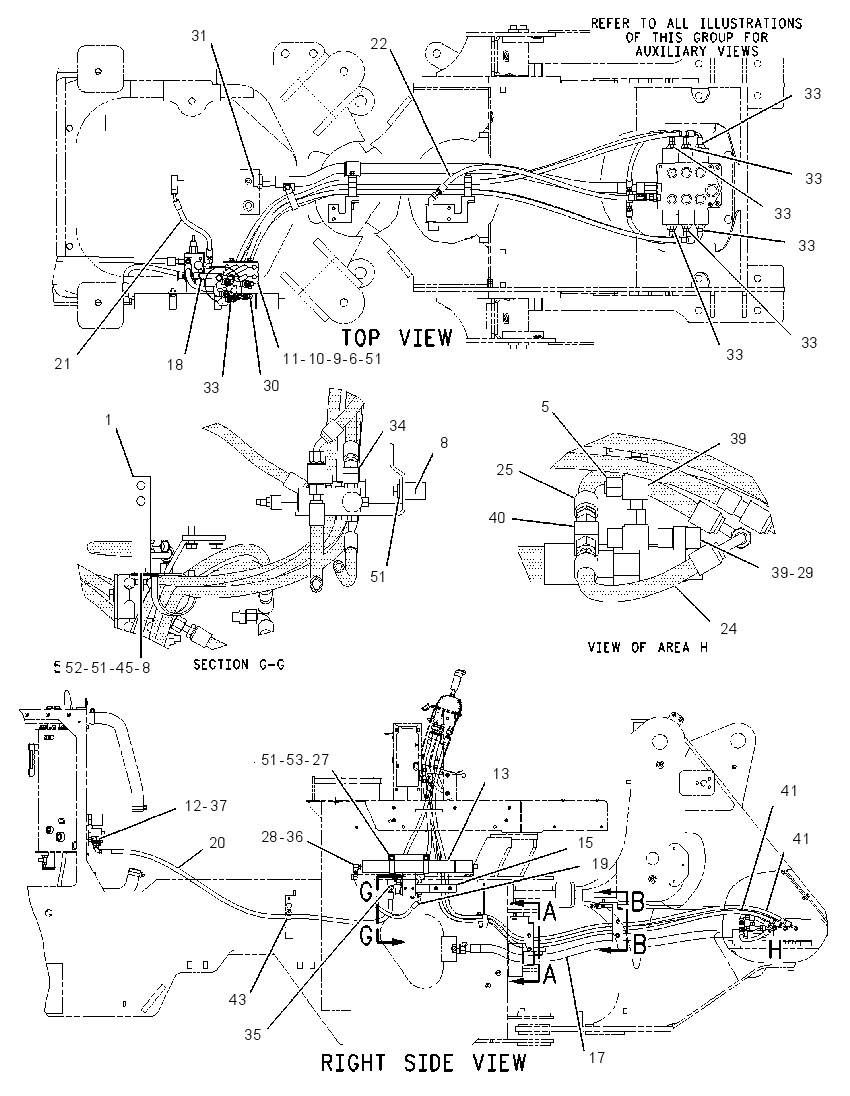 Трубопроводы управляющие 1973256 CAT