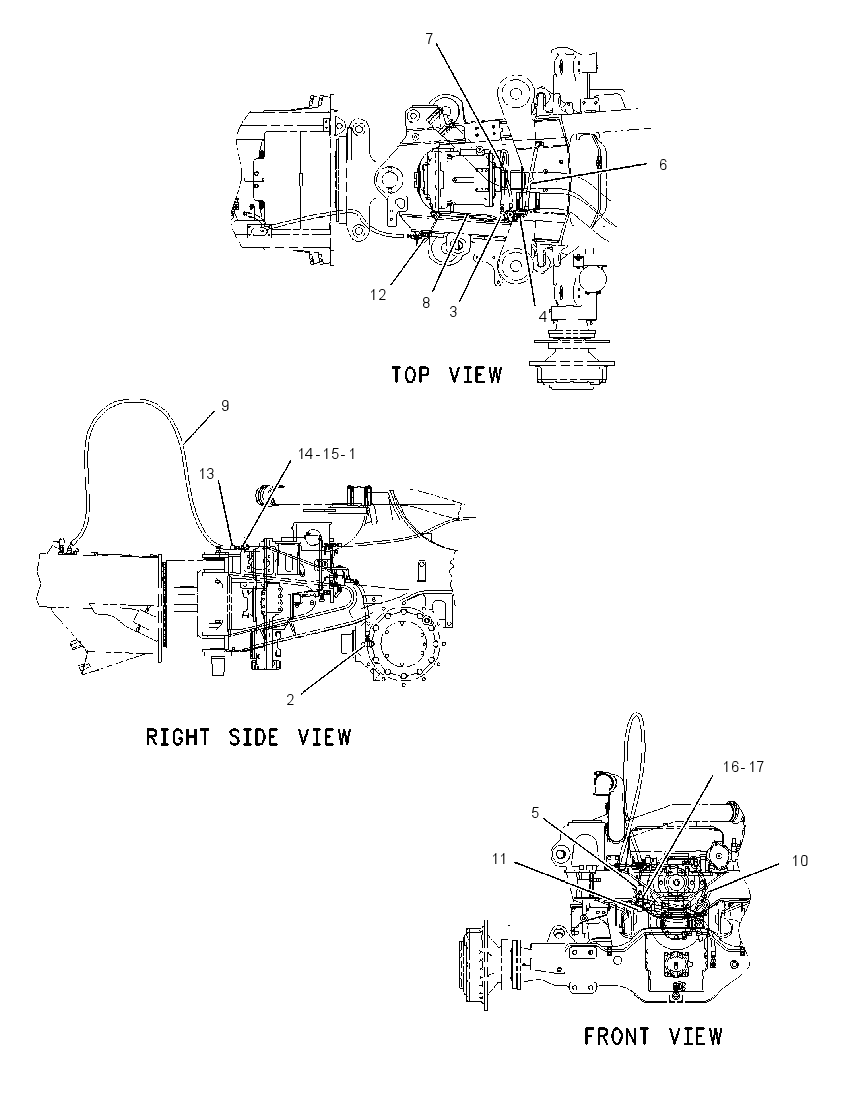 LINES GP-DIFFERENTIAL LOCK 1490012 CAT
