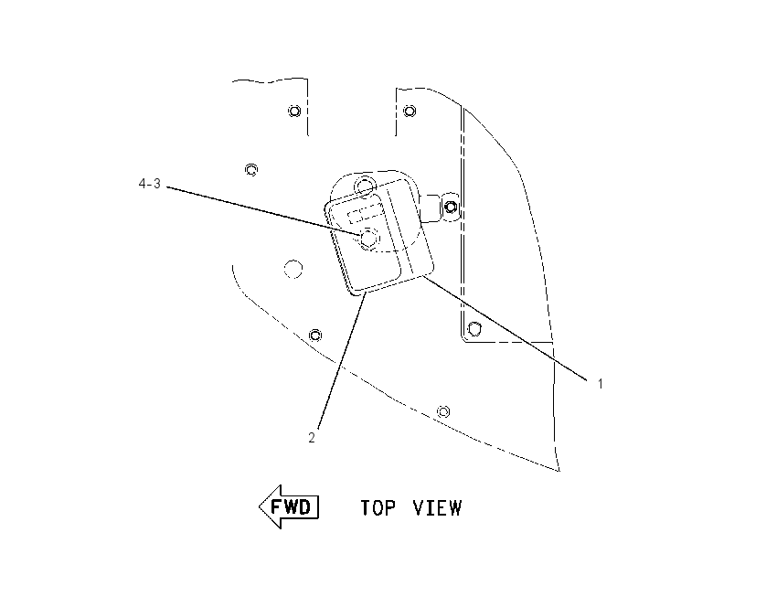 FOOTREST GP 2082175 CAT