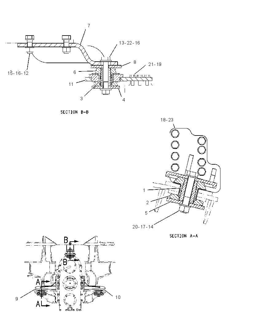 MOUNTING GP-TRANSFER GEAR 1489962 CAT