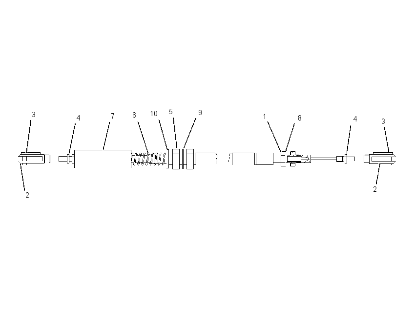 CABLE GP-GOVERNOR CONTROL 2163797 CAT