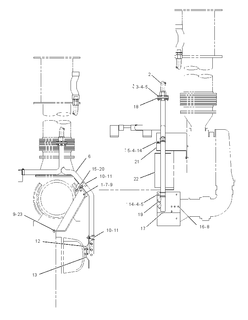 Трубопроводы выпускные 5R8703 CAT