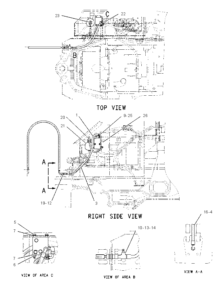 LINES GP-PARKING BRAKE 1531755 CAT