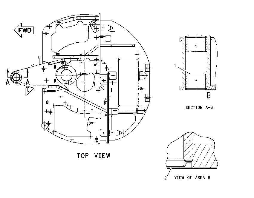 FRAME AS-UPPER 2099631 CAT