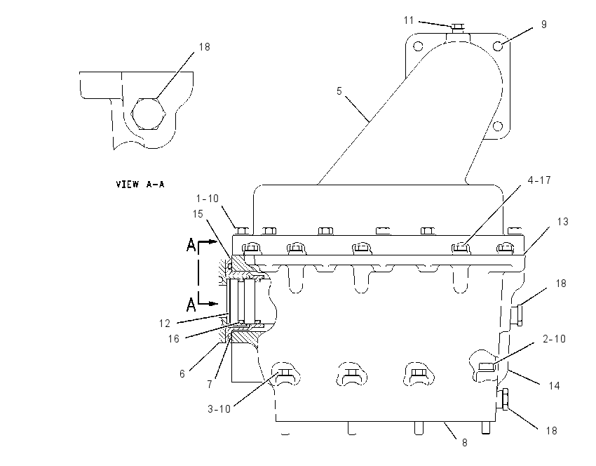 AFTERCOOLER GP-TREATED WATER 2W1432 CAT