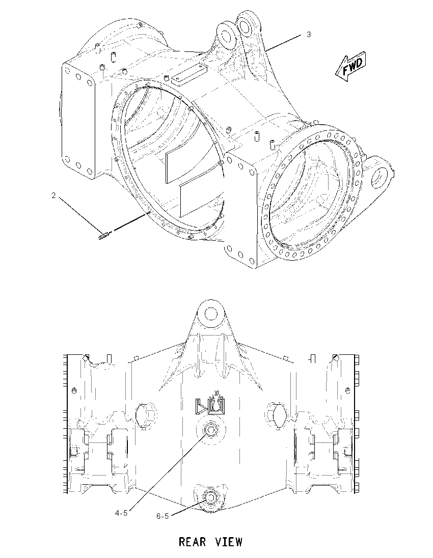 HOUSING GP-REAR AXLE 1985950 CAT