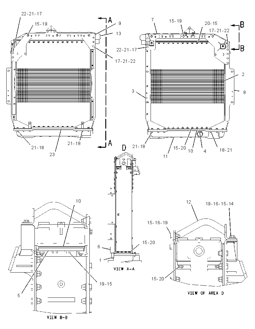 Радиатор 1919263 CAT