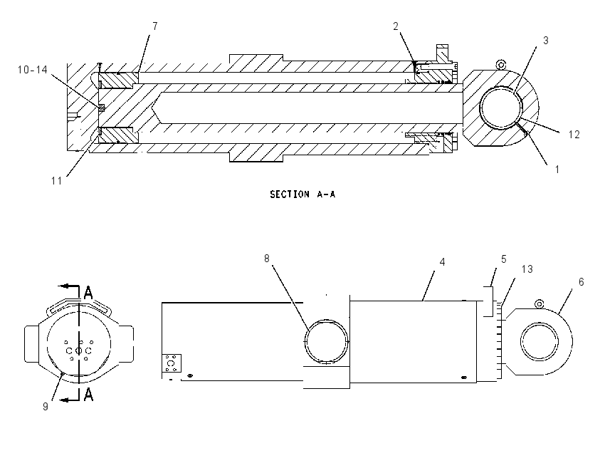 CYLINDER GP-SHEAR 1962030 CAT