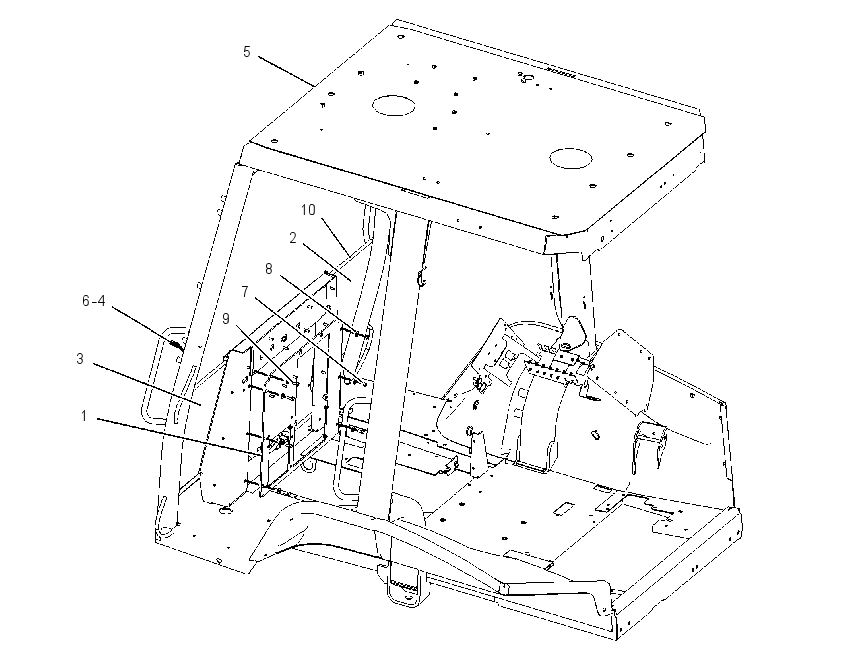 CANOPY GP-OPEN ROPS 2069470 CAT