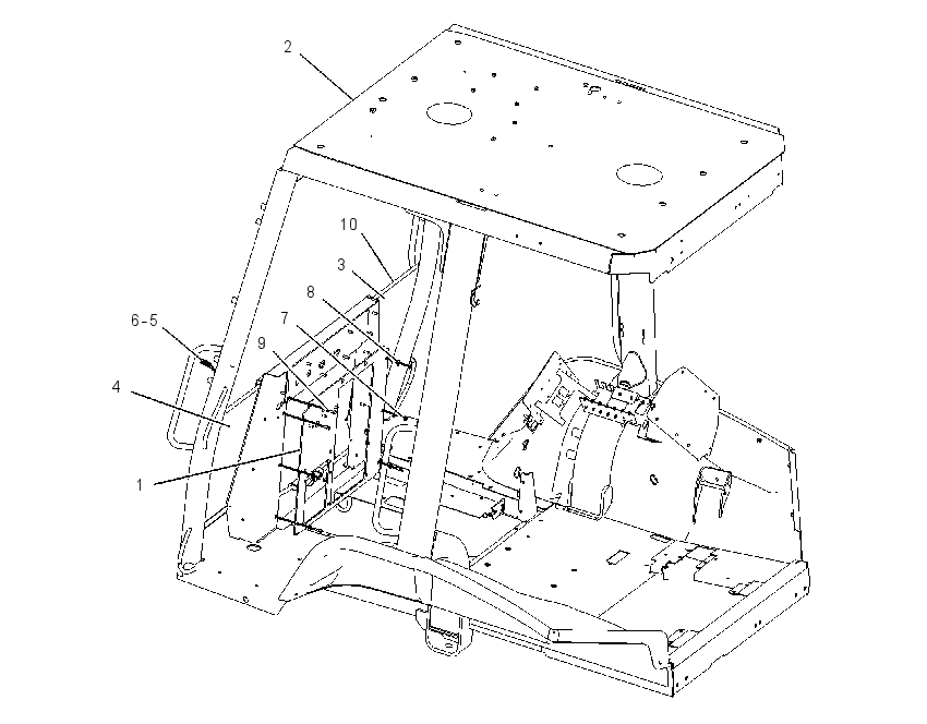 CANOPY GP-OPEN ROPS 2069465 CAT