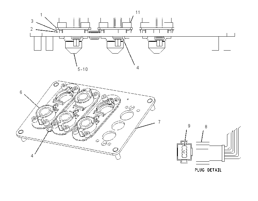 PLATE GP-PILOT VALVE 1759437 CAT