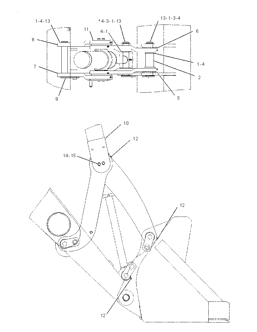 LINKAGE GP-LOADER BUCKET 2025720 CAT