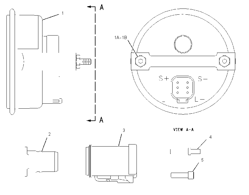 TACHOMETER GP 2057314 CAT