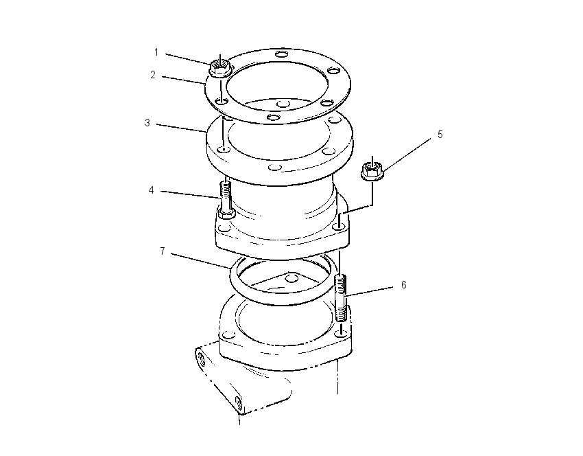 CONNECTION GP-EXHAUST 2106427 CAT