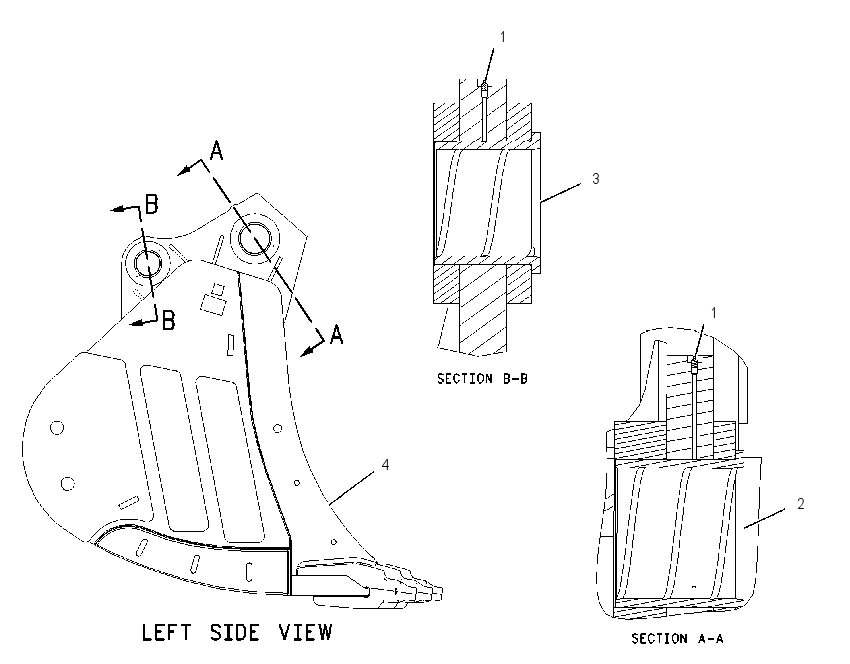 BUCKET & BEARING AS 1782420 CAT