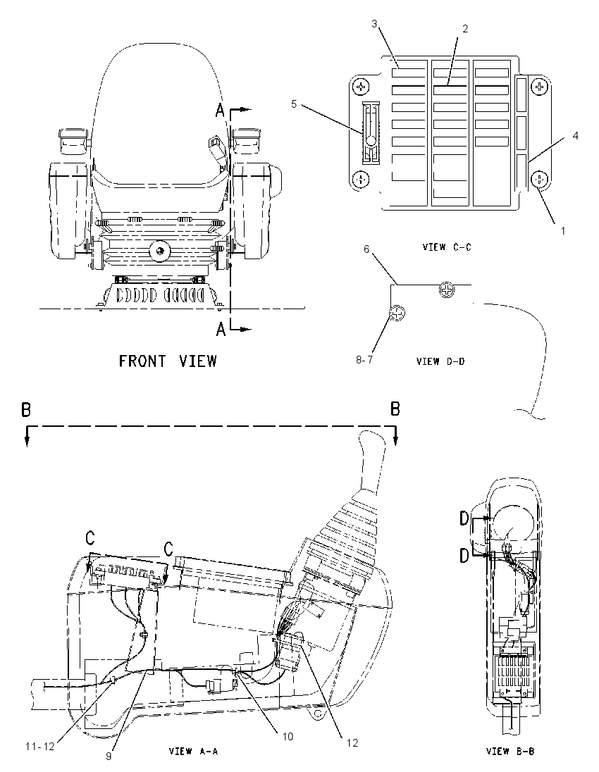 Проводка консоли 1864650 CAT