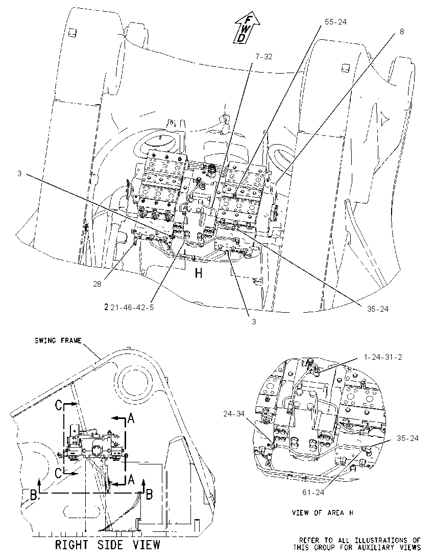 VALVE & LINES GP-IMPLEMENT 1853597 CAT