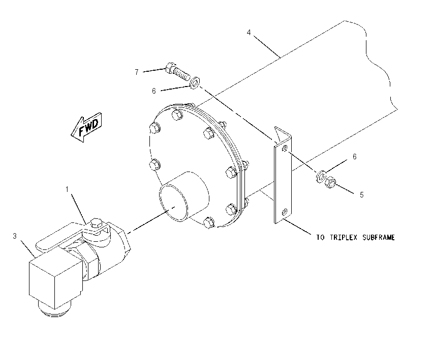 TANK & MOUNTING GP 1945480 CAT
