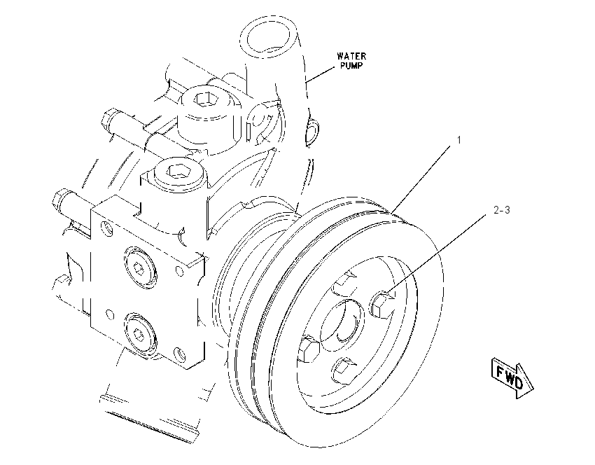 DRIVE GP-WATER PUMP 2108550 CAT