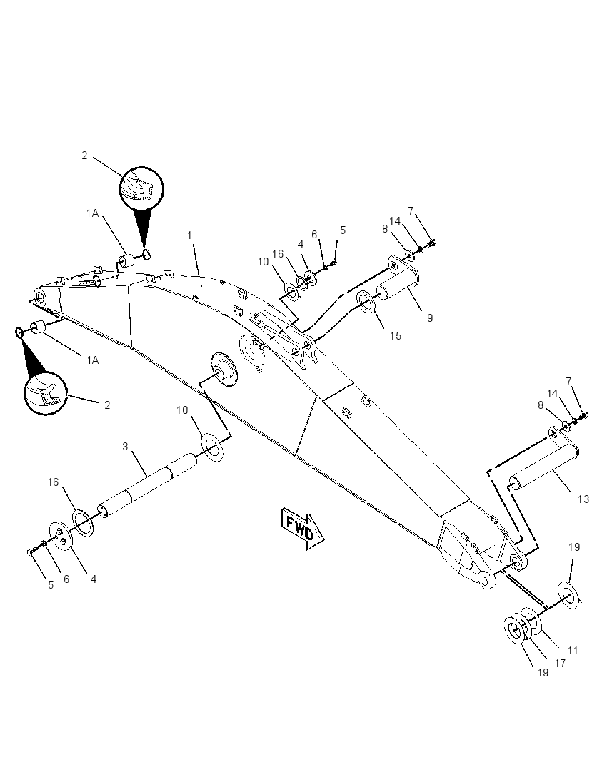 BOOM GP-STRAIGHT 2066218 CAT