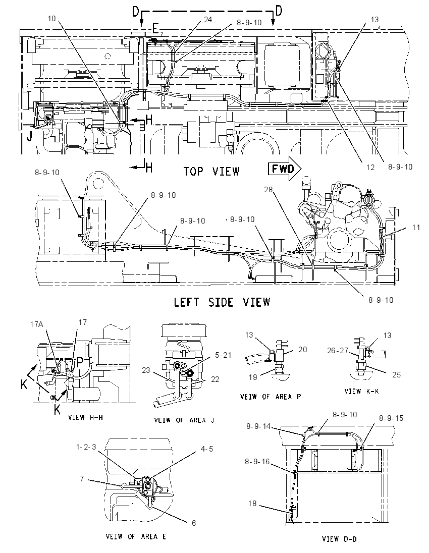 Трубопроводы кондиционера 1858166 CAT