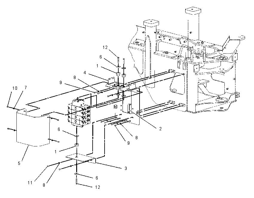 MOUNTING GP-BANK VALVE 1890946 CAT