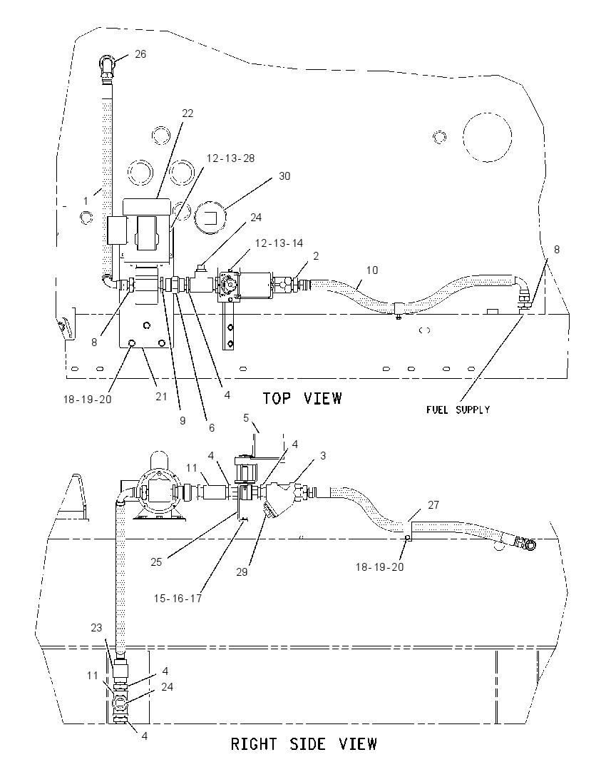 Насос топливоподкачивающий 1977074 CAT