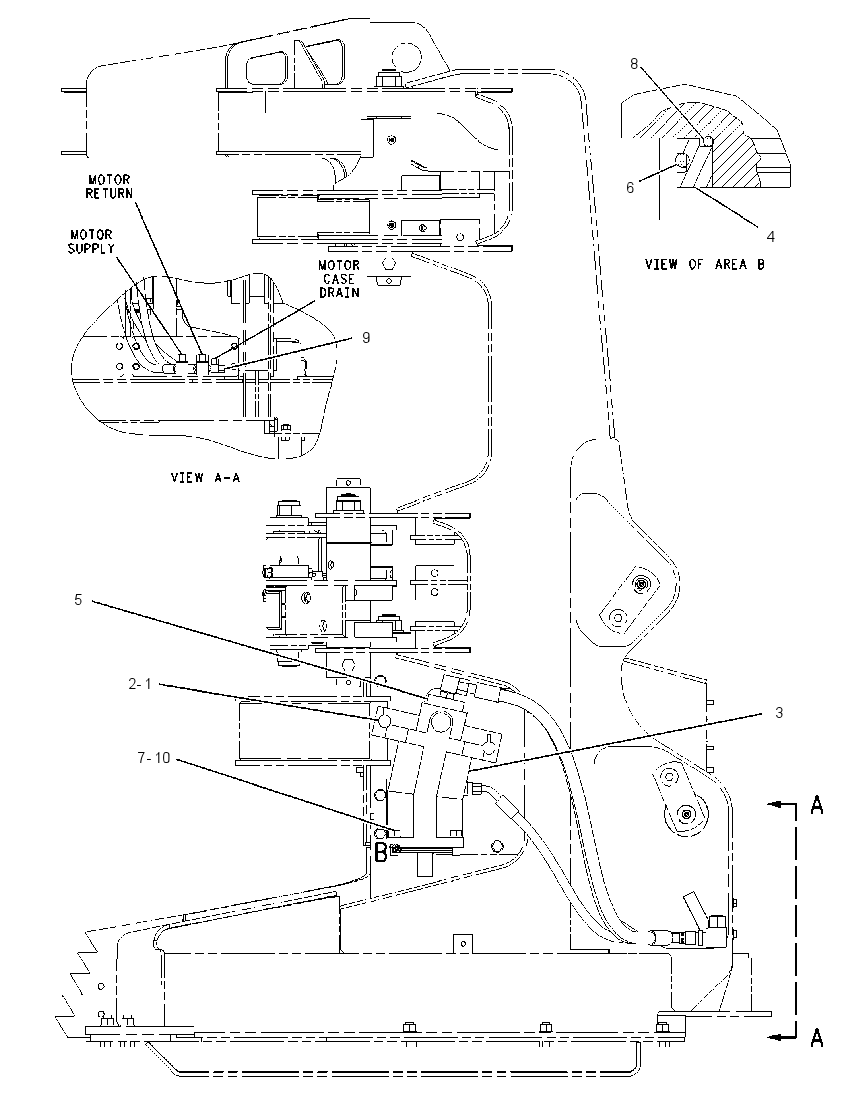 MOTOR & LINES GP-SAW 2141115 CAT