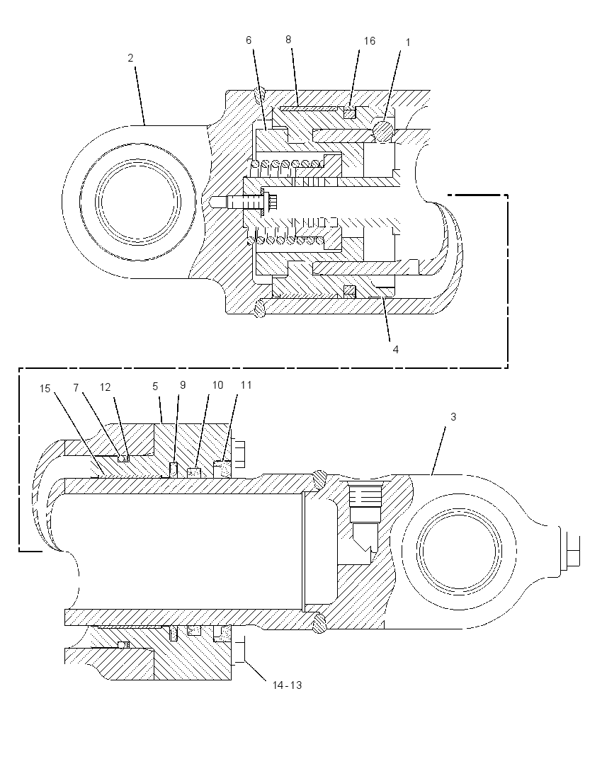 CYLINDER GP-SUSPENSION 1411812 CAT