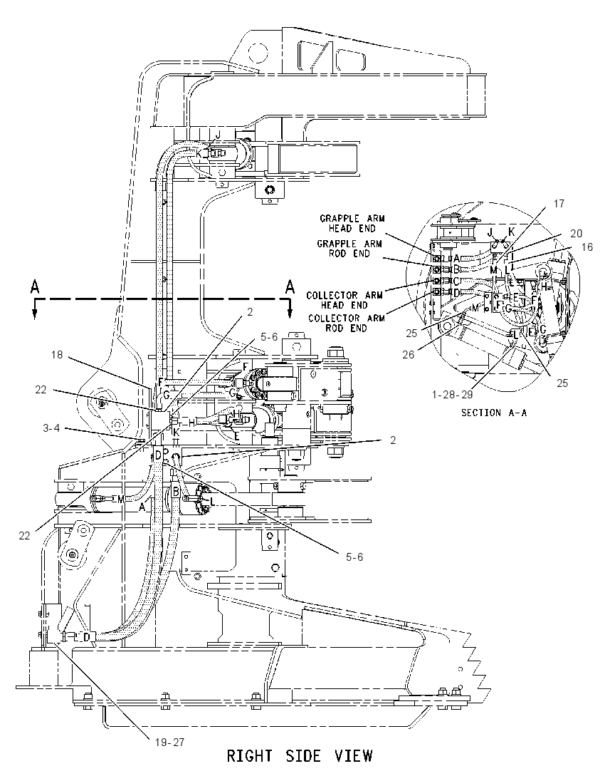 LINES GP-FELLING HEAD CYLINDER 2138831 CAT