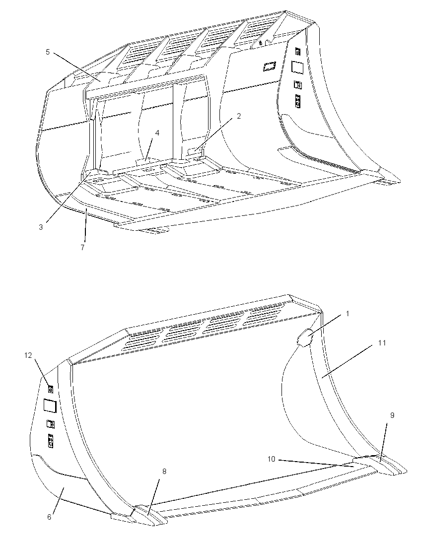 BUCKET GP-BLOCK HANDLING 1472289 CAT