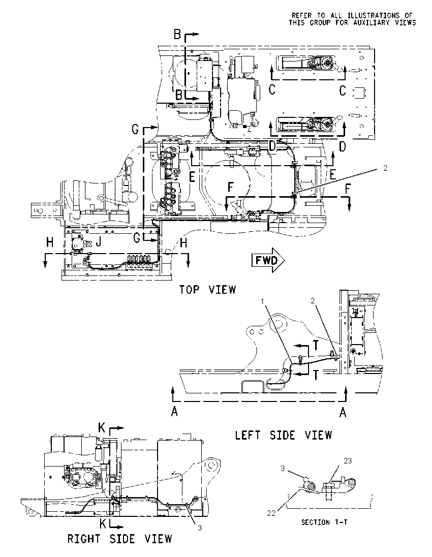 WIRING GP-AUXILIARY CONTROL 2041662 CAT
