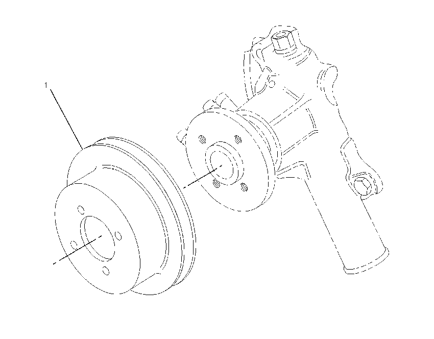 PULLEY GP-WATER PUMP 3131972 CAT
