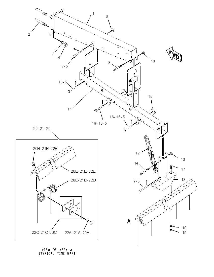 HARROW GP-TINE 2092530 CAT
