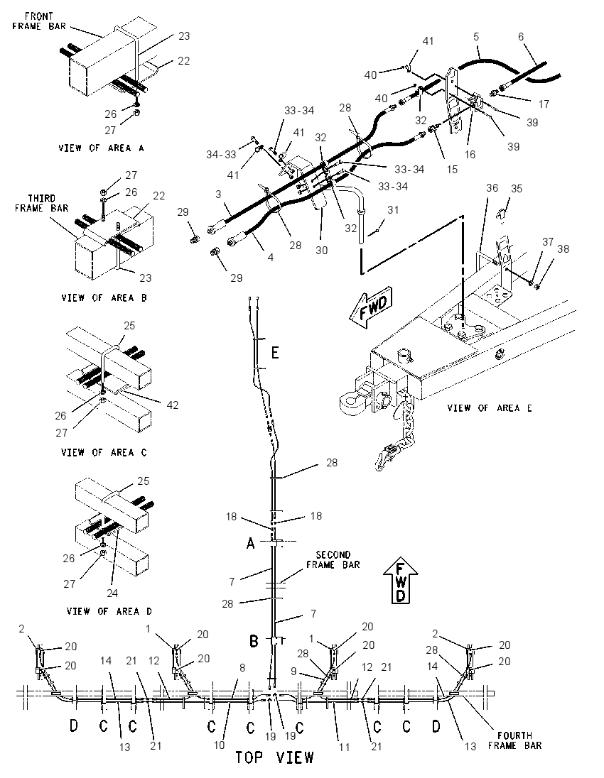 CYLINDER & LINES GP-LIFT 2110375 CAT