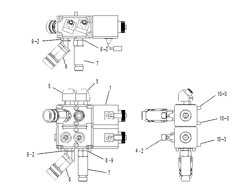 VALVE & MTG GP-DIVERTER 2075719 CAT