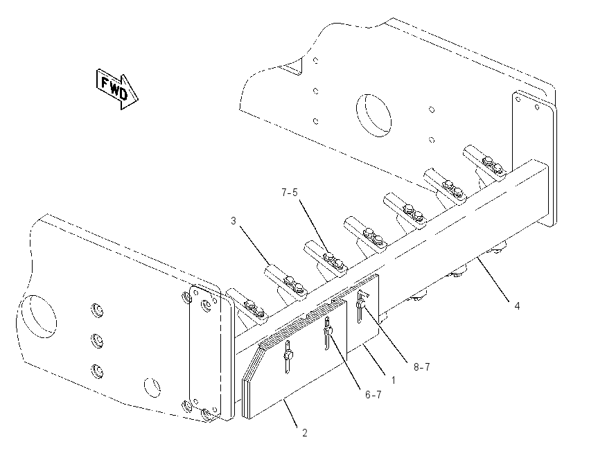 BUMPER GP 2165503 CAT