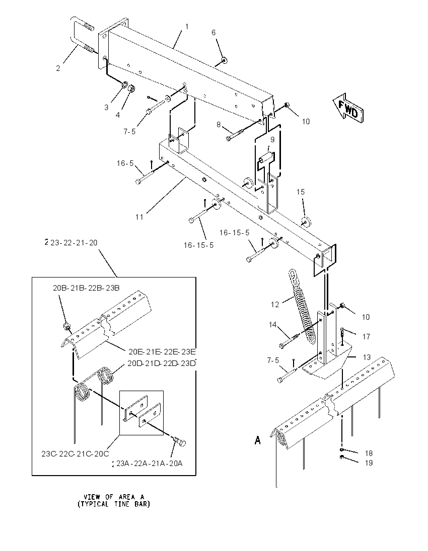 HARROW GP-TINE 2113261 CAT