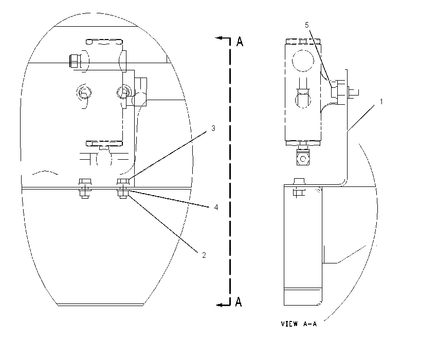 MOUNTING GP-FUEL LINE 2136153 CAT