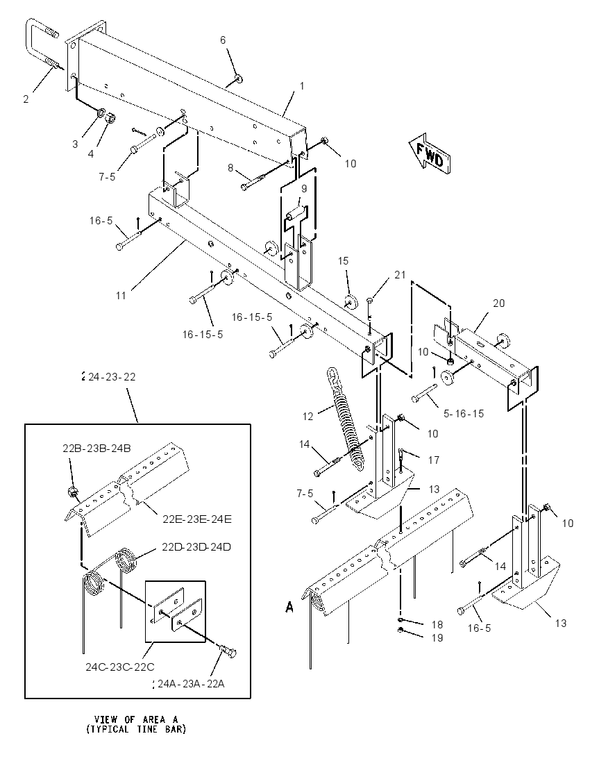 HARROW GP-TINE 2092531 CAT