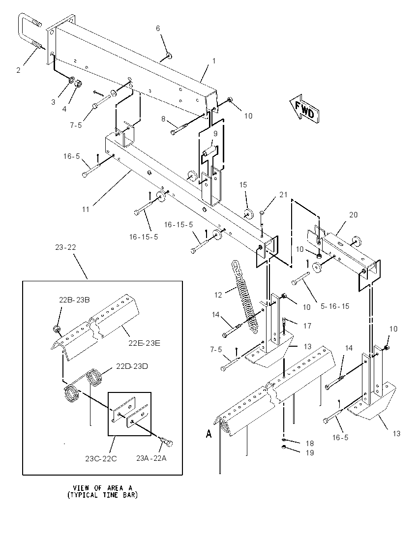 HARROW GP-TINE 2115328 CAT