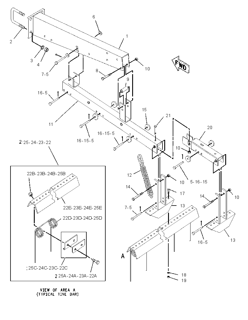 HARROW GP-TINE 2113262 CAT