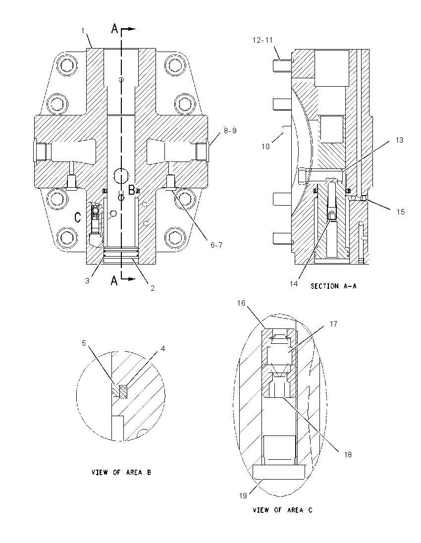 HEAD GP-MOTOR 2066516 CAT