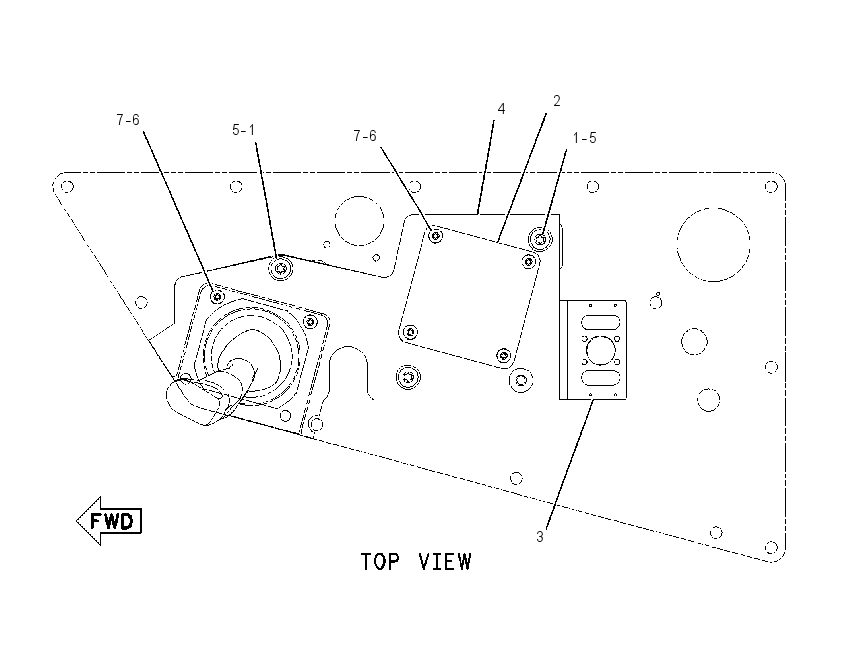 CONTROL VALVE MOUNTING 1671170 CAT