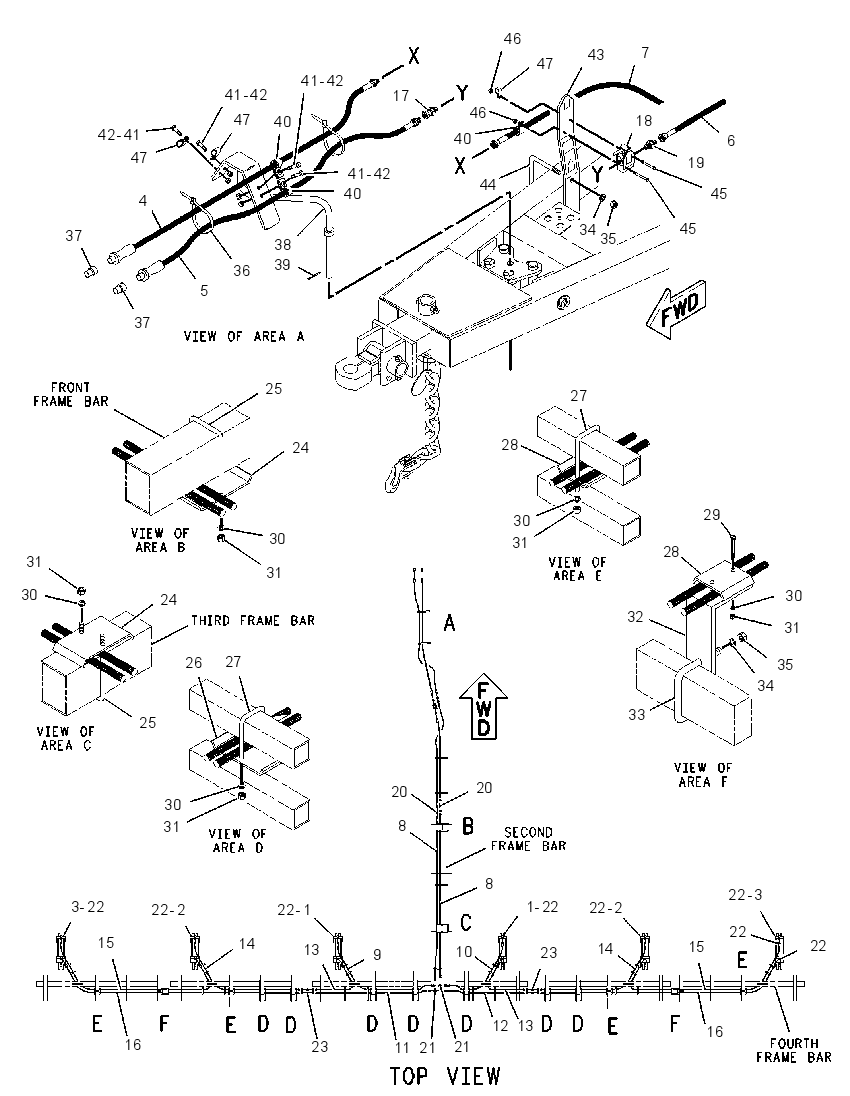 CYLINDER & LINES GP-LIFT 2114812 CAT