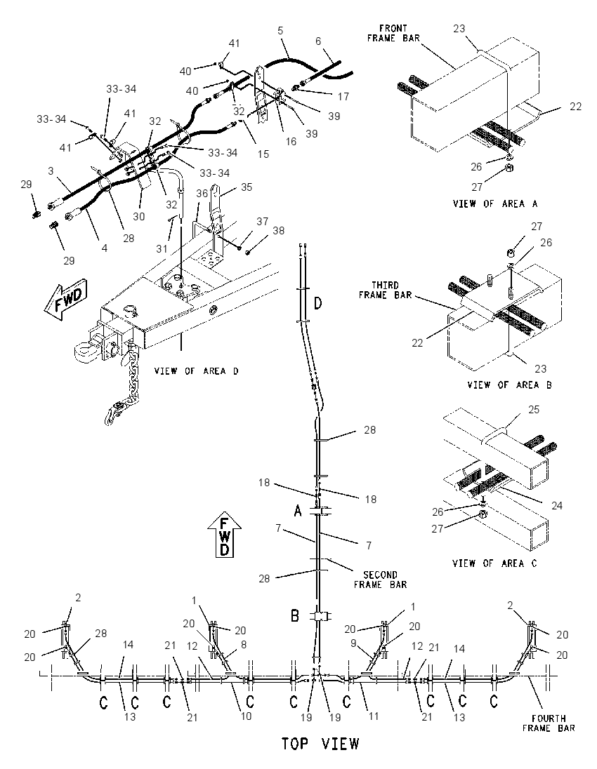 CYLINDER & LINES GP-LIFT 2110366 CAT