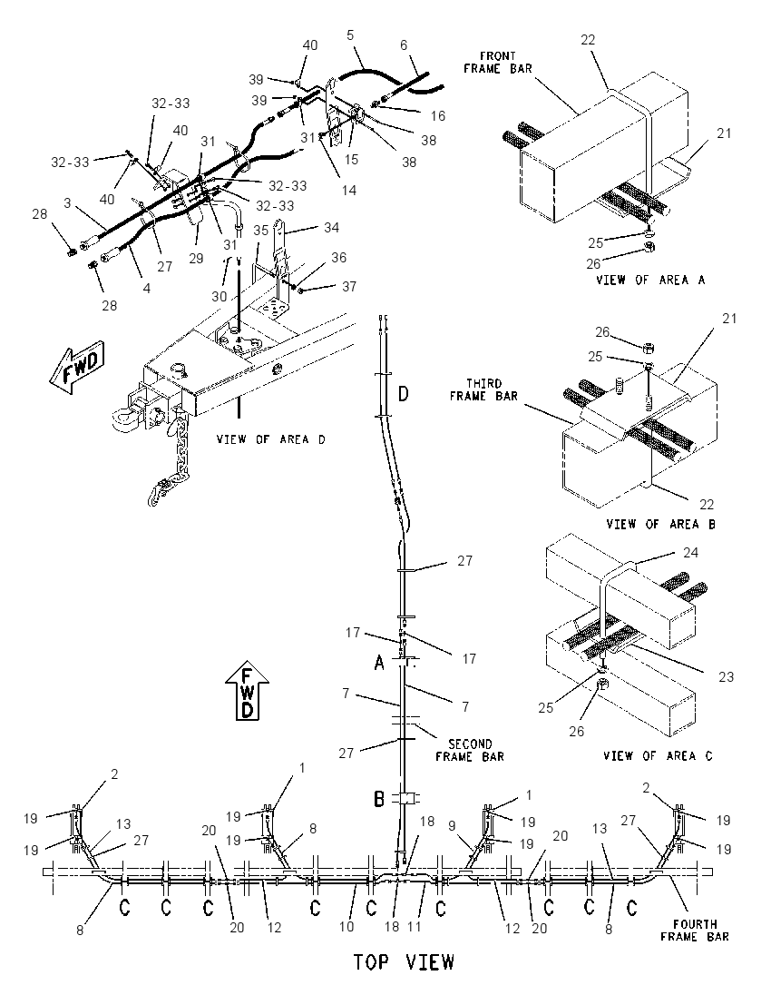 CYLINDER & LINES GP-LIFT 2113224 CAT