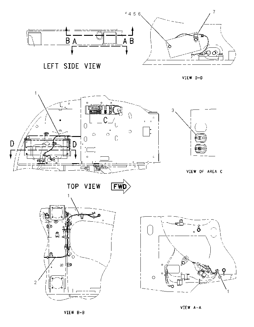 Сигнализация хода 1933488 CAT
