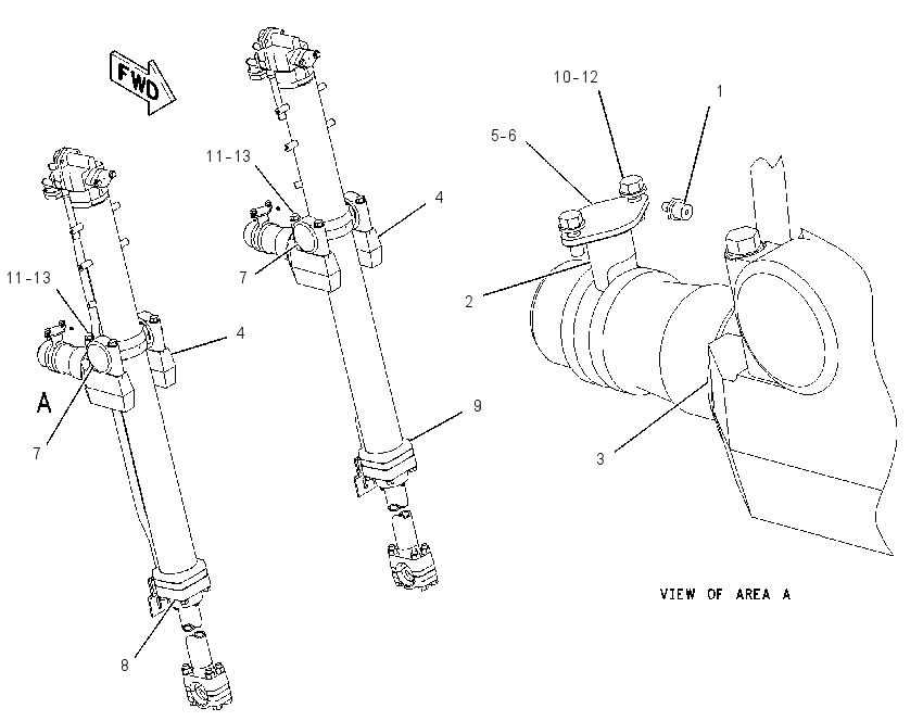 CYLINDER & MTG GP-LIFT 1529757 CAT