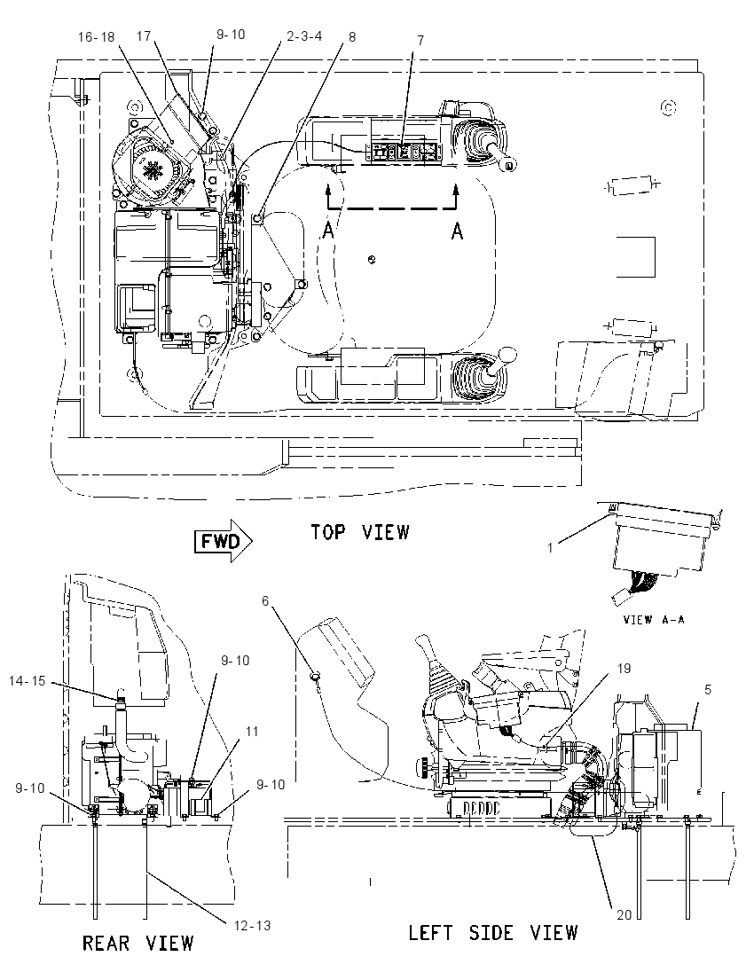 Кондиционер с креплением 1892757 CAT